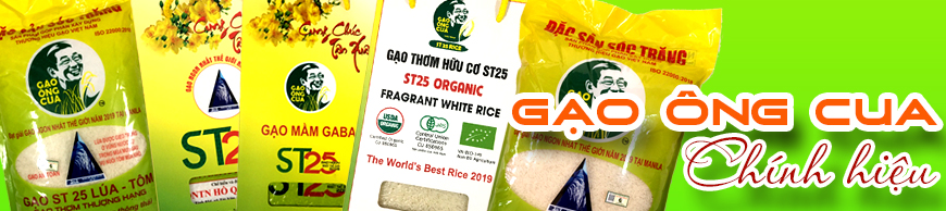 Gạo Dinh Dưỡng Đại lý Gạo ST25 Gạo Ông Cua chính hãng