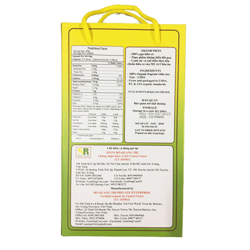 Gạo Dinh Dưỡng Đại lý Gạo ST25 Gạo Ông Cua chính hãng